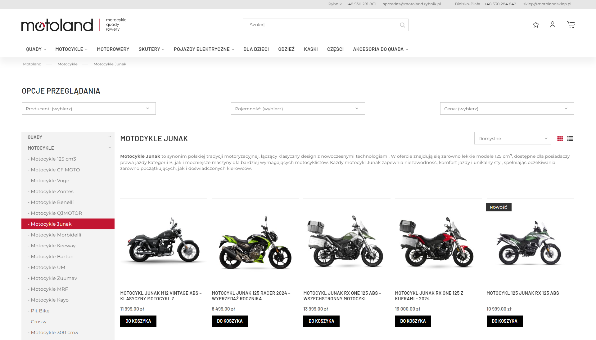 Motocykle Junak - opinie użytkowników i najczęściej wybierane modele