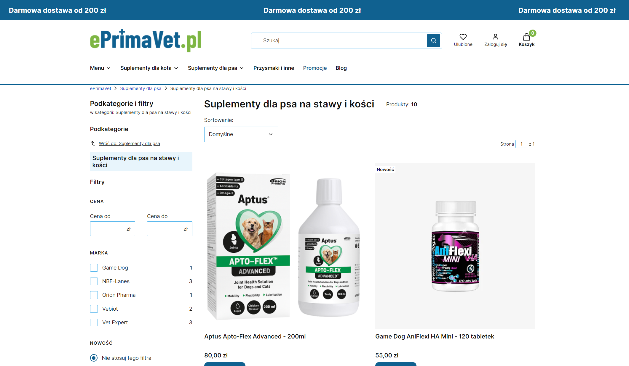 Suplementy dla psa na stawy - jak wpływają na funkcjonowanie układu ruchu?