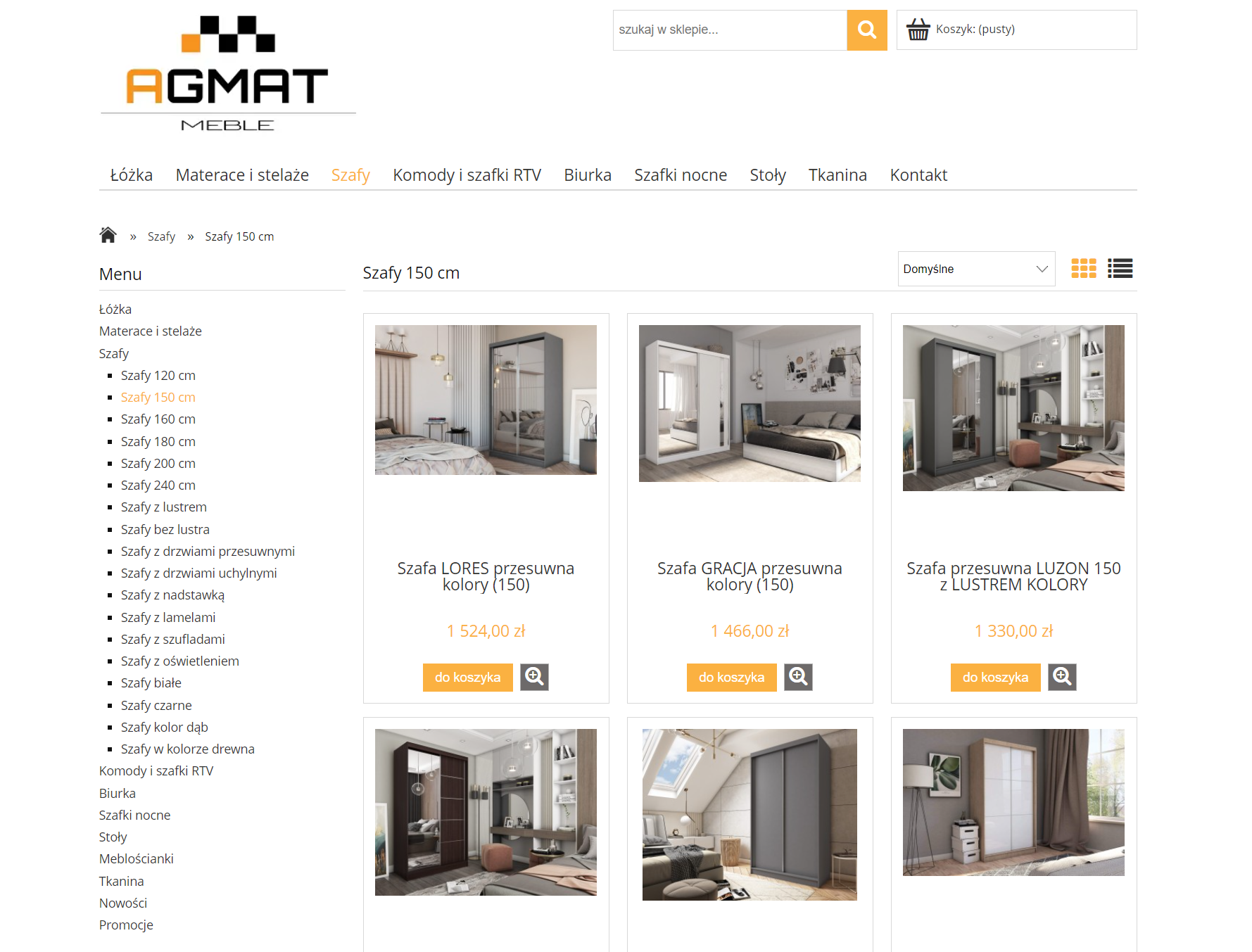 Szafa 150 cm z lustrem czy bez? Funkcjonalność i optyka przestrzeni w praktyce