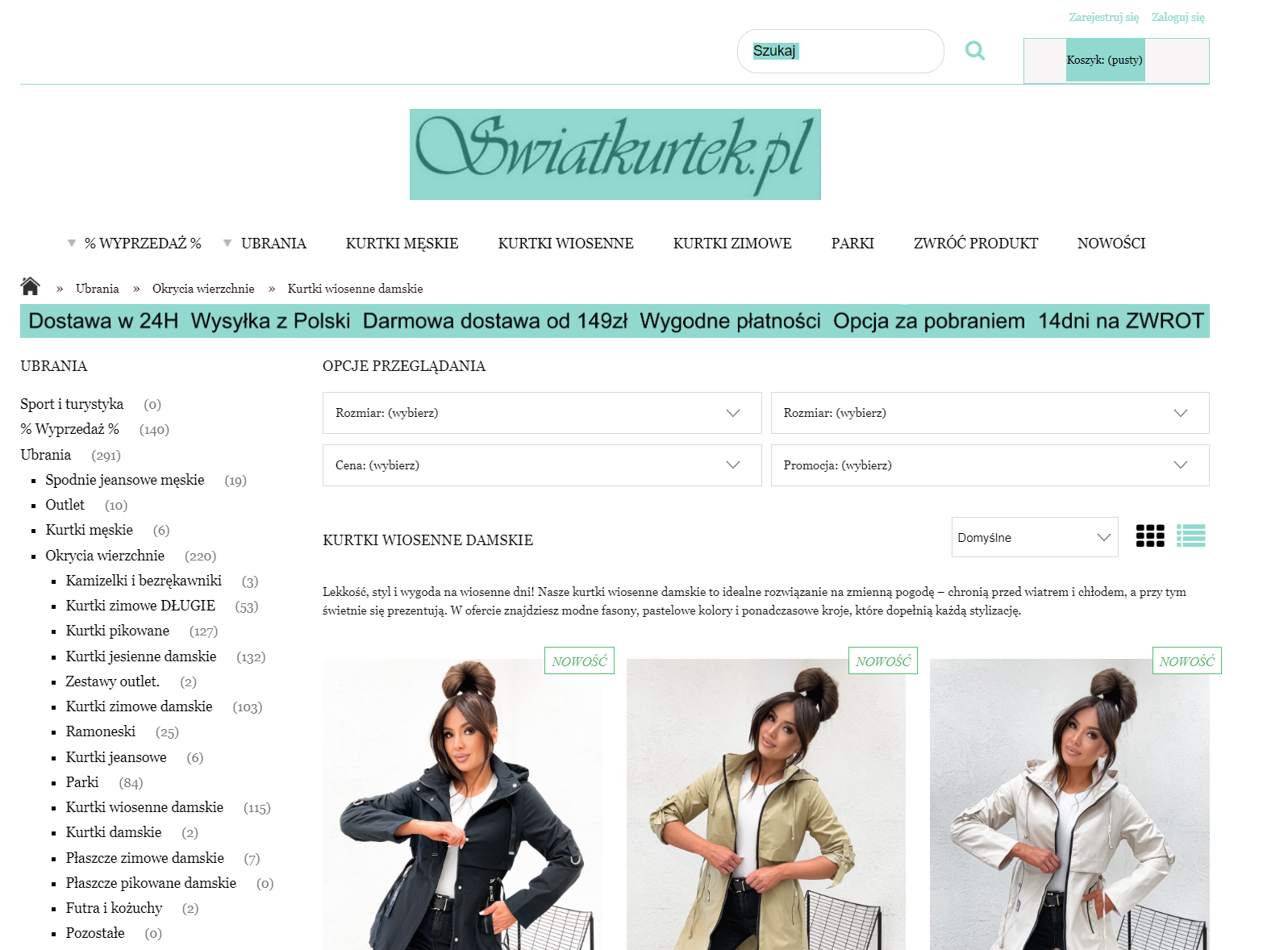 Lekka kurtka wiosenna damska na chłodne poranki - jakie cechy zapewniają komfort termiczny?